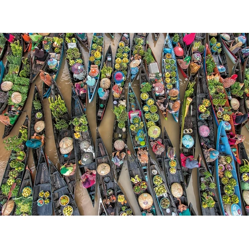 Ravensburger - Floating Market, Indonesia Puzzle 500pc