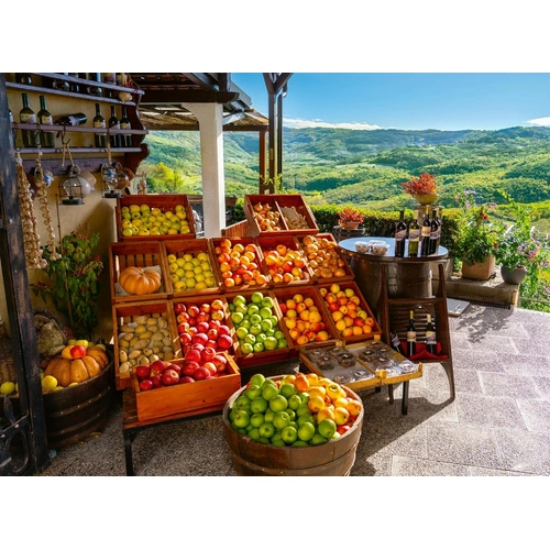 Ravensburger - Fruit and Vegetable Market, Croatia Puzzle 500pc