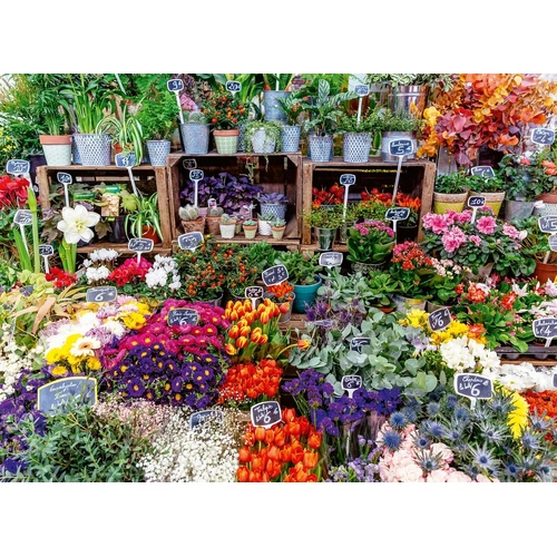 Ravensburger - Flower Market, France Puzzle 500pc