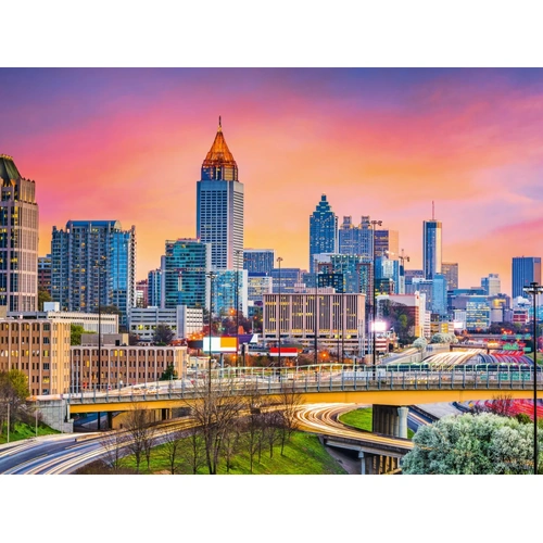 Ravensburger - Atlanta Skyline at Dusk Puzzle 500pc