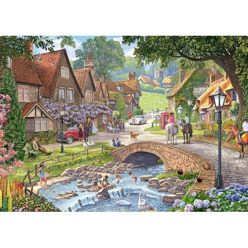 Ravensburger - Leisure Days: Lazy Days By The Stream Puzzle 1000pc