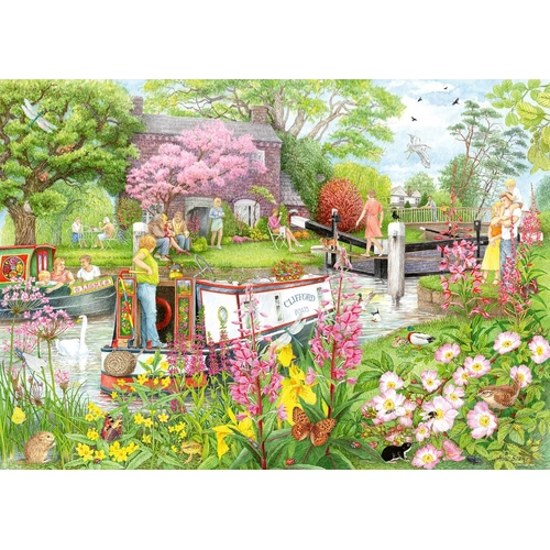 Ravensburger - River Cafe Puzzle 1000pc