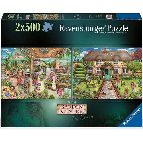 Ravensburger - From the Garden Centre to Home Puzzle 2x500pc