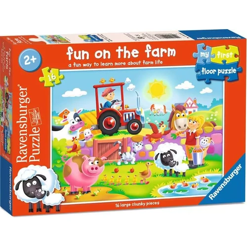 Ravensburger - Fun on the Farm First Floor Puzzle 16pc