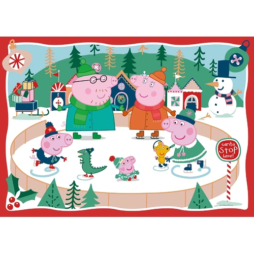 Ravensburger - Peppa Pig Christmas Giant Floor 24pc