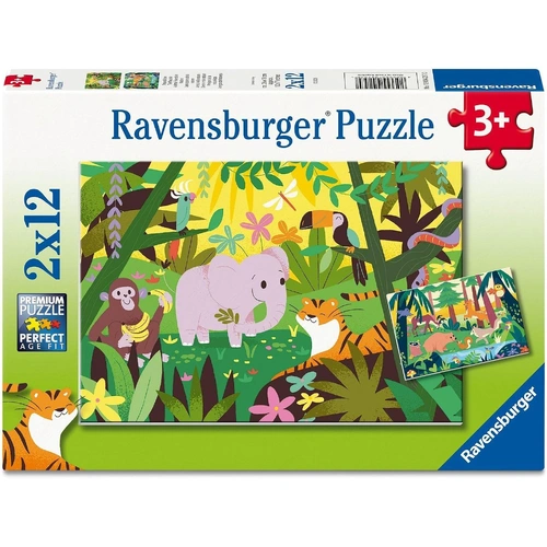 Ravensburger - Animal Friends in Nature Puzzle 2x12pc