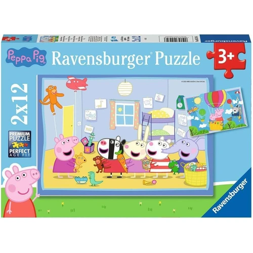 Ravensburger - Peppa's Adventures Puzzle 2x12pc