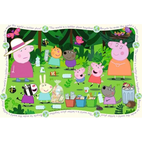 Ravensburger - Peppa Pig Recycle Together Puzzle 35pc