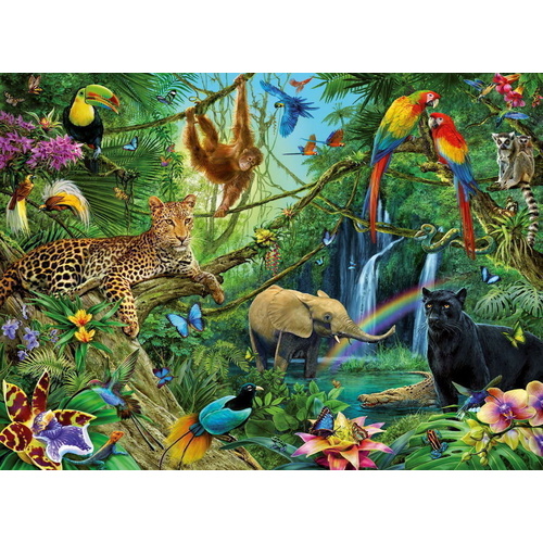 Ravensburger - Animals in the Jungle Puzzle 200pc