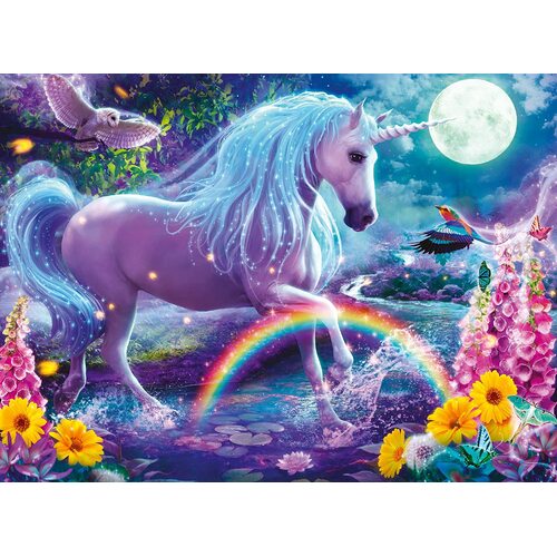 Ravensburger - Unicorn Glitter Puzzle 100pc