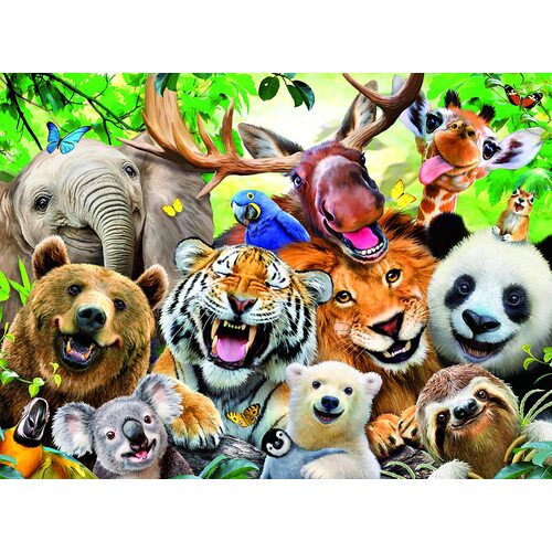 Ravensburger - Wild Animal Selfie Puzzle 300pc