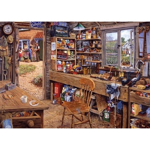 Ravensburger - Dad's Shed Large Format Puzzle 500pc