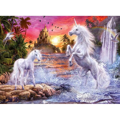 Ravensburger - Unicorns at the River Starline Puzzle 500pc