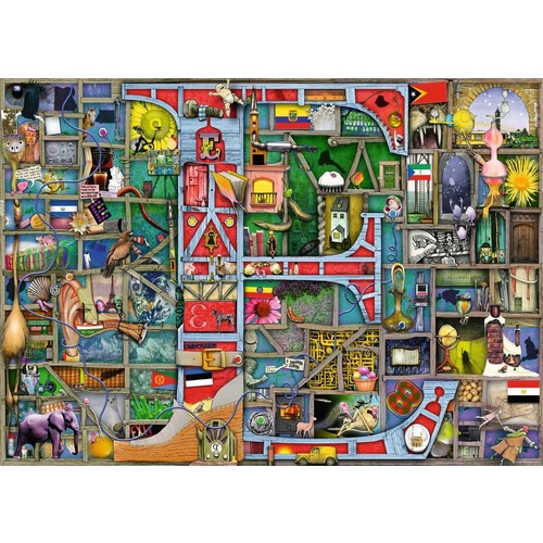 Ravensburger - Colin Thompson Awesome Alphabet E Puzzle 1000pc