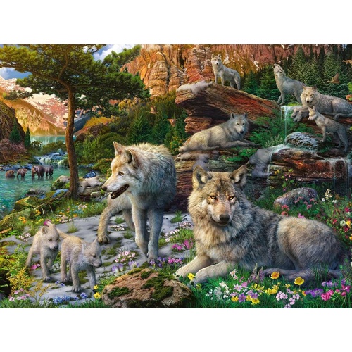 Ravensburger - Wolves in Spring Puzzle 1500pc