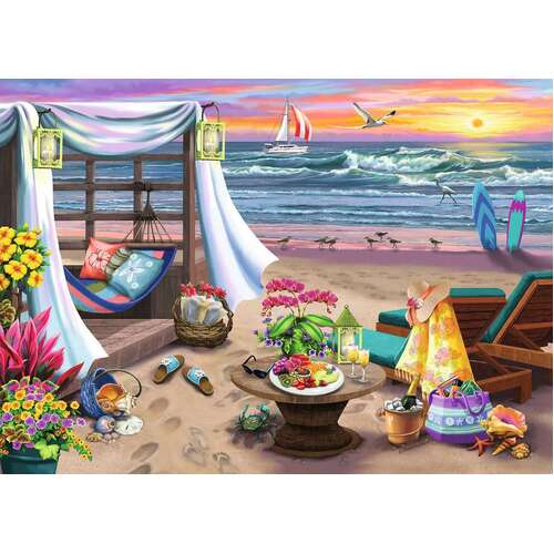 Ravensburger - Cabana Retreat Large Format Puzzle 500pc