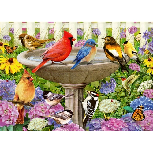 Ravensburger - At the Birdbath Large Format Puzzle 500pc