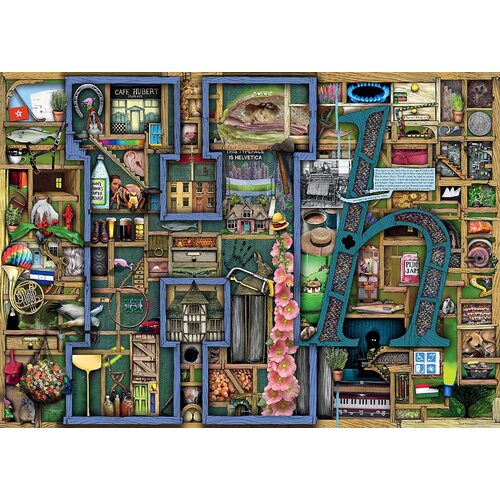Ravensburger - Colin Thompson Awesome Alphabet H Puzzle 1000pc