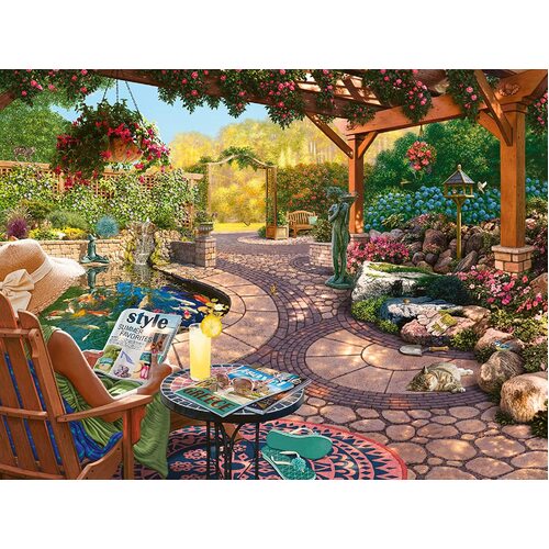 Ravensburger - Cosy Backyard Bliss Large Format Puzzle 750pc