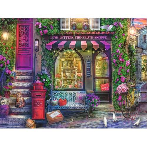 Ravensburger - Love Letters Chocolate Shop Puzzle 1500pc