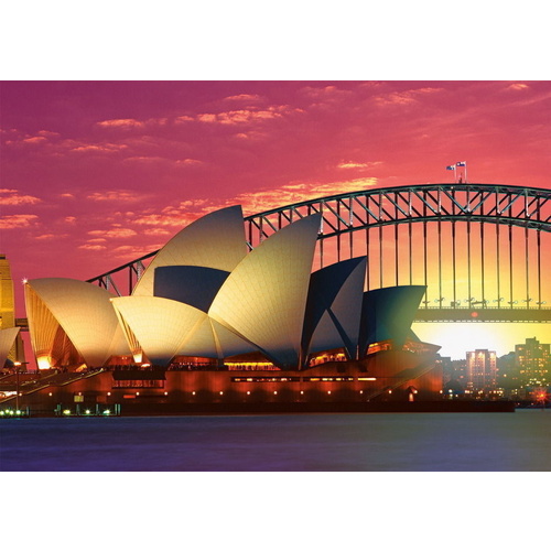 Ravensburger - Sydney Opera House & Harbour Bridge Puzzle 1000pc