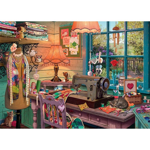 Ravensburger - The Sewing Shed Puzzle 1000pc