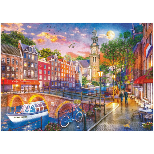 Ravensburger - Sunset in Amsterdam Puzzle 1000pc