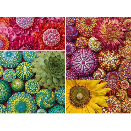 Ravensburger - Mandala Blooms Puzzle 500pc