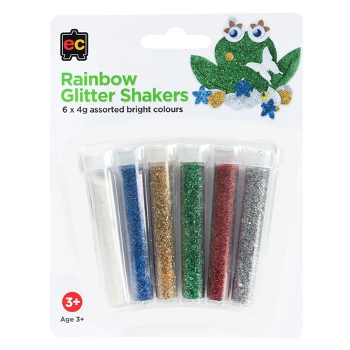 EC - Rainbow Glitter Shakers (6 pack)