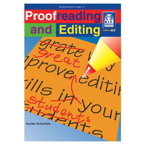 Proofreading and Editing Ages 11+