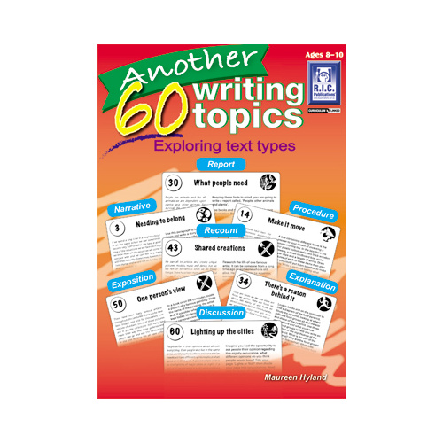 Another 60 Writing Topics Ages 8-10