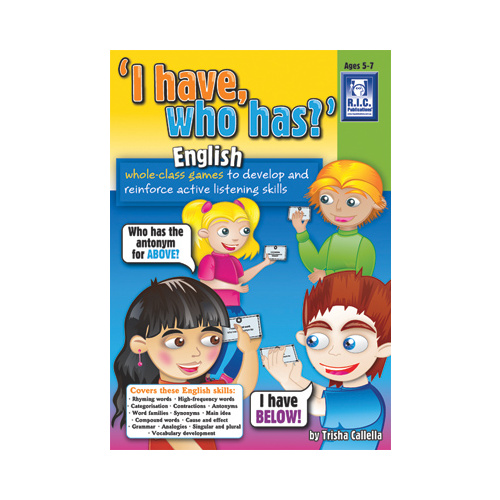 I have, who has?'  English Ages 5-7