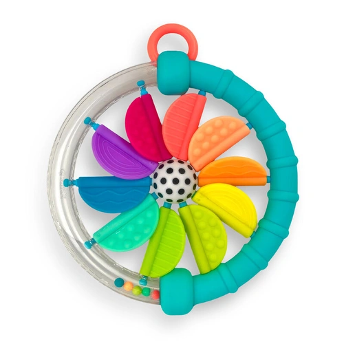 Sassy Baby - Cascading Colours Ring Rattle