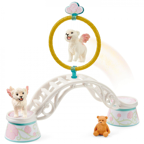 Schleich - Winged Baby Lion Training 42524
