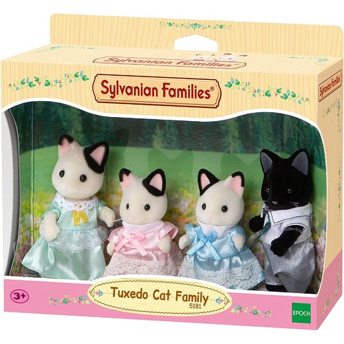 Sylvanian Families - Tuxedo Cat Family
