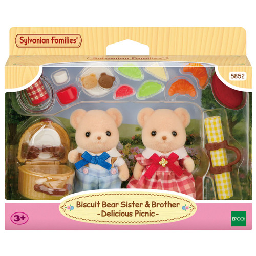 Sylvanian Families - Biscuit Bear Sister & Brother