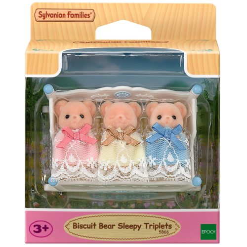 Sylvanian Families - Biscuit Bear Sleepy Triplets