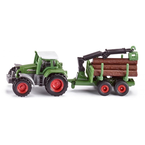 Siku - Tractor with Forestry Trailer