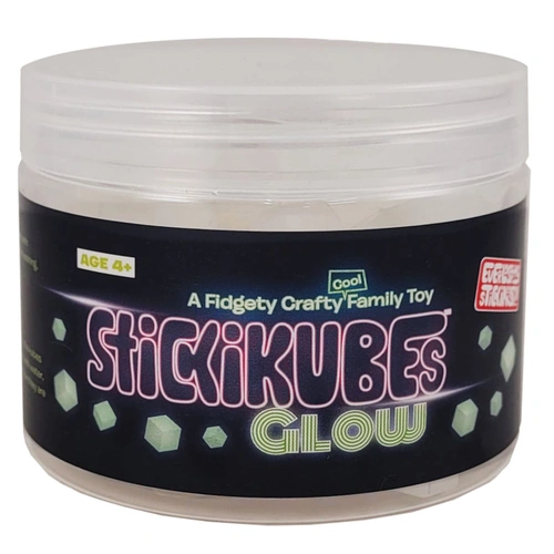StickiKubes - Glow In The Dark Tub 125pc