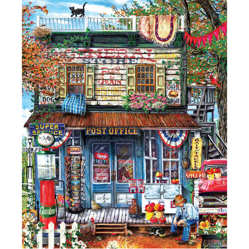 Sunsout - Hanging Out At The General Store Puzzle 1000pc