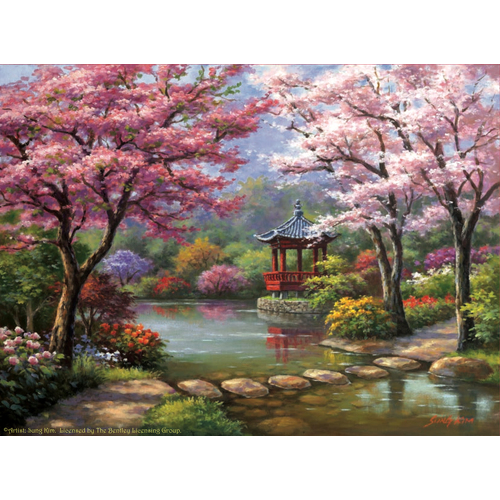 Sunsout - Spring Pagoda Puzzle 1000pc