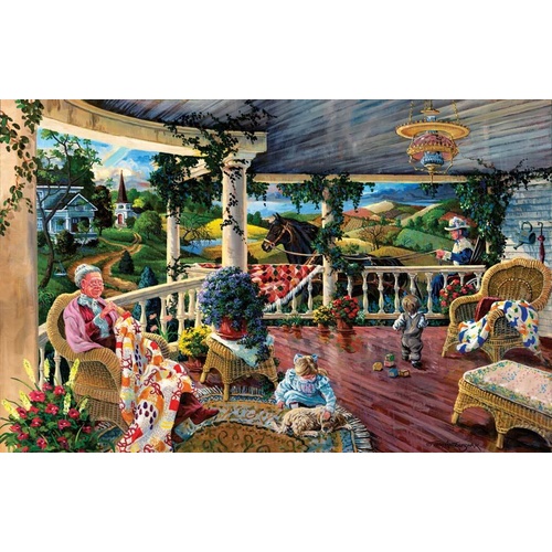 Sunsout - Afternoon with Grandma Puzzle 1000pc