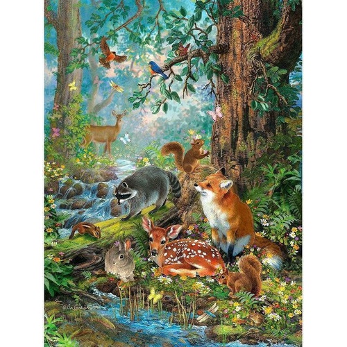 Sunsout - Out in the Forest Puzzle 1000pc