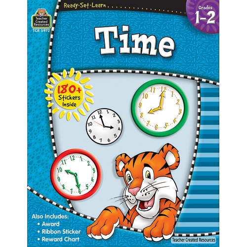 Teacher Created Resources - Time Ready Set Learn Book - Grade 1–2