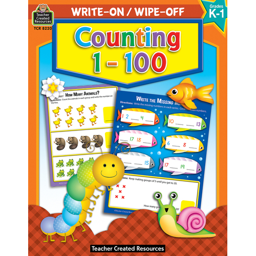 Teacher Created Resources - Counting 1–100 Write-On Wipe-Off Book