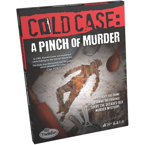 ThinkFun - Cold Case A Pinch of Murder Harold Green