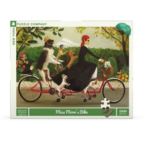 New York Puzzle Company - Miss Moon's Bike Puzzle 1000pc