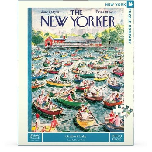 New York Puzzle Company - Gridlock Lake Puzzle 1500pc
