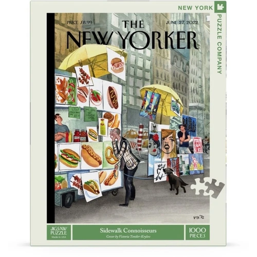 New York Puzzle Company - Sidewalk Connoisseurs Puzzle 1000pc