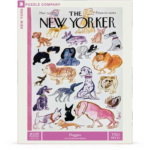 New York Puzzle Company - Doggies Puzzle 750pc